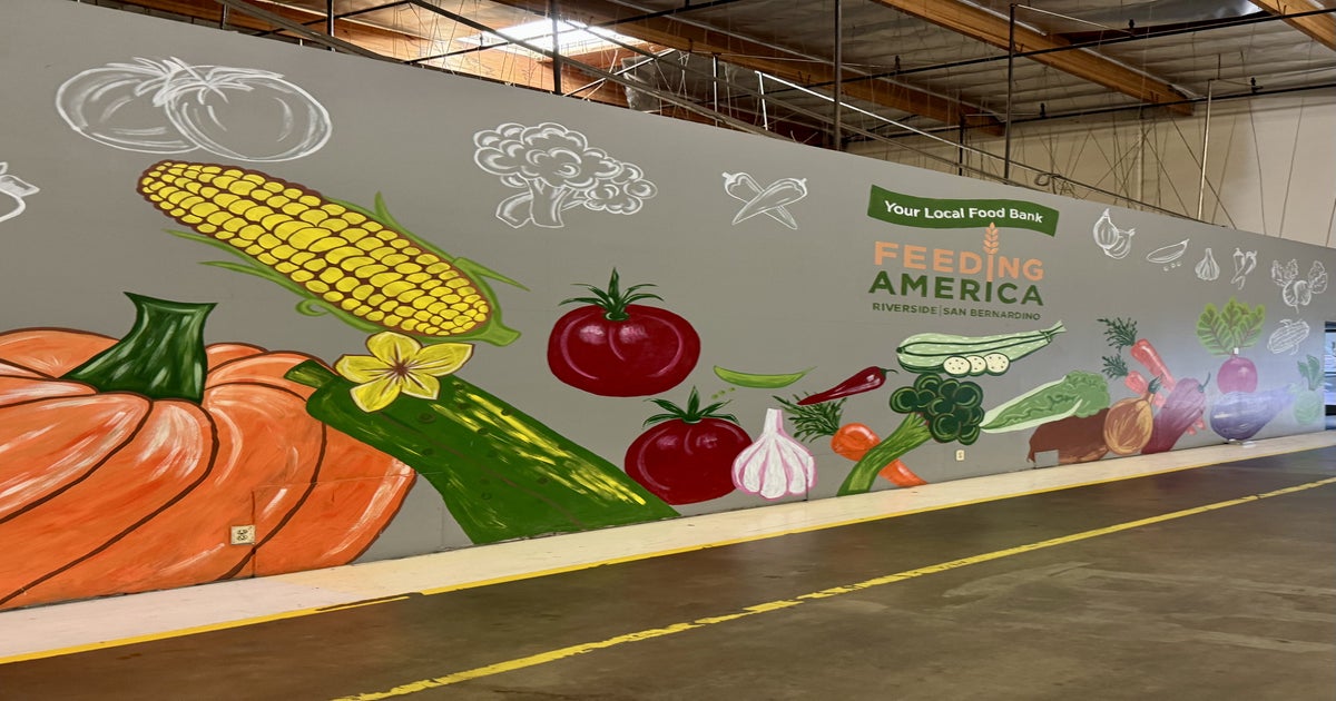 Murals at Feeding America Riverside San Bernardino Warehouse